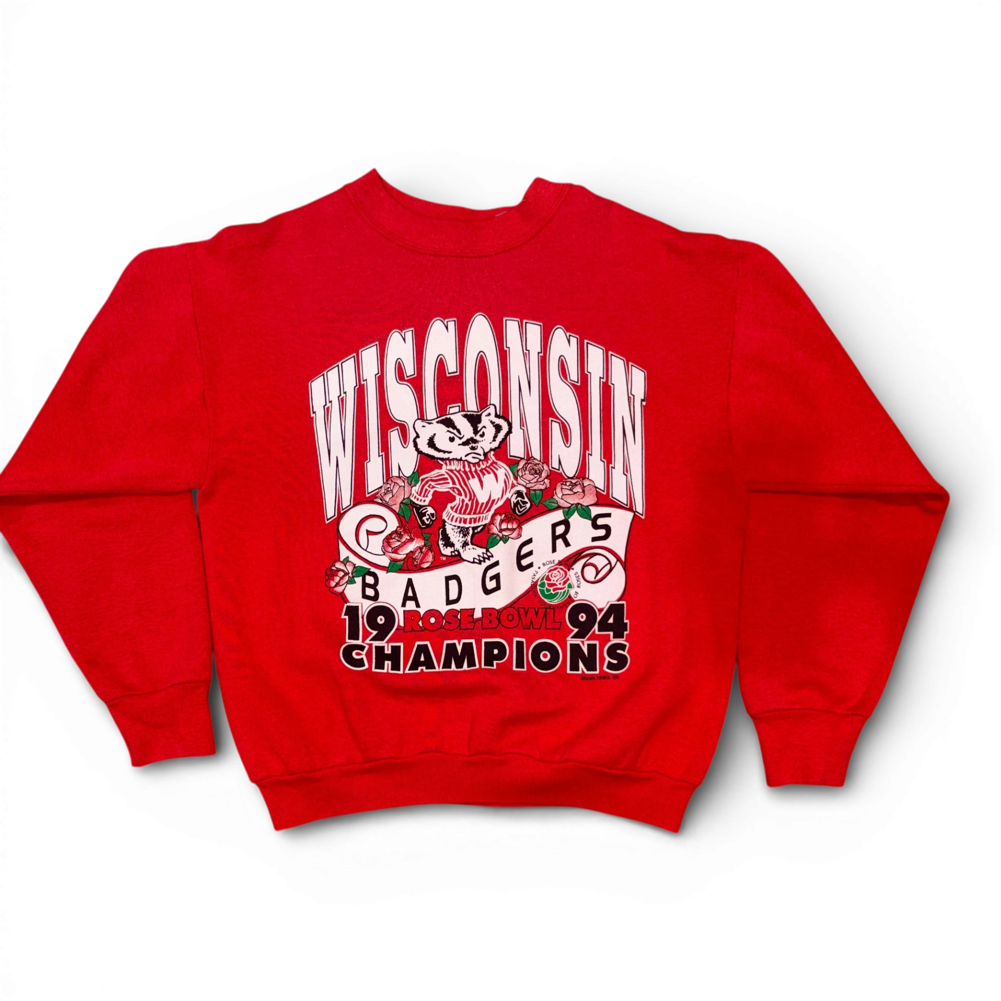 Wisconsin Badgers 1994 Rose Bowl Champions Sweater S