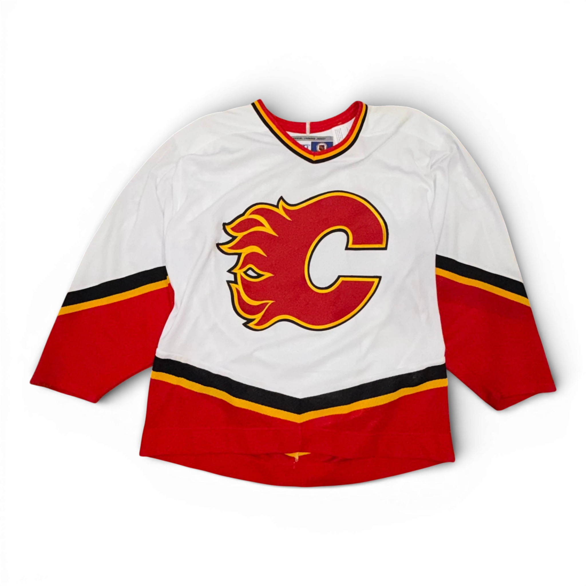 Ultra Rare 2005 Signed Calgary Flames Phaneuf Jersey XL