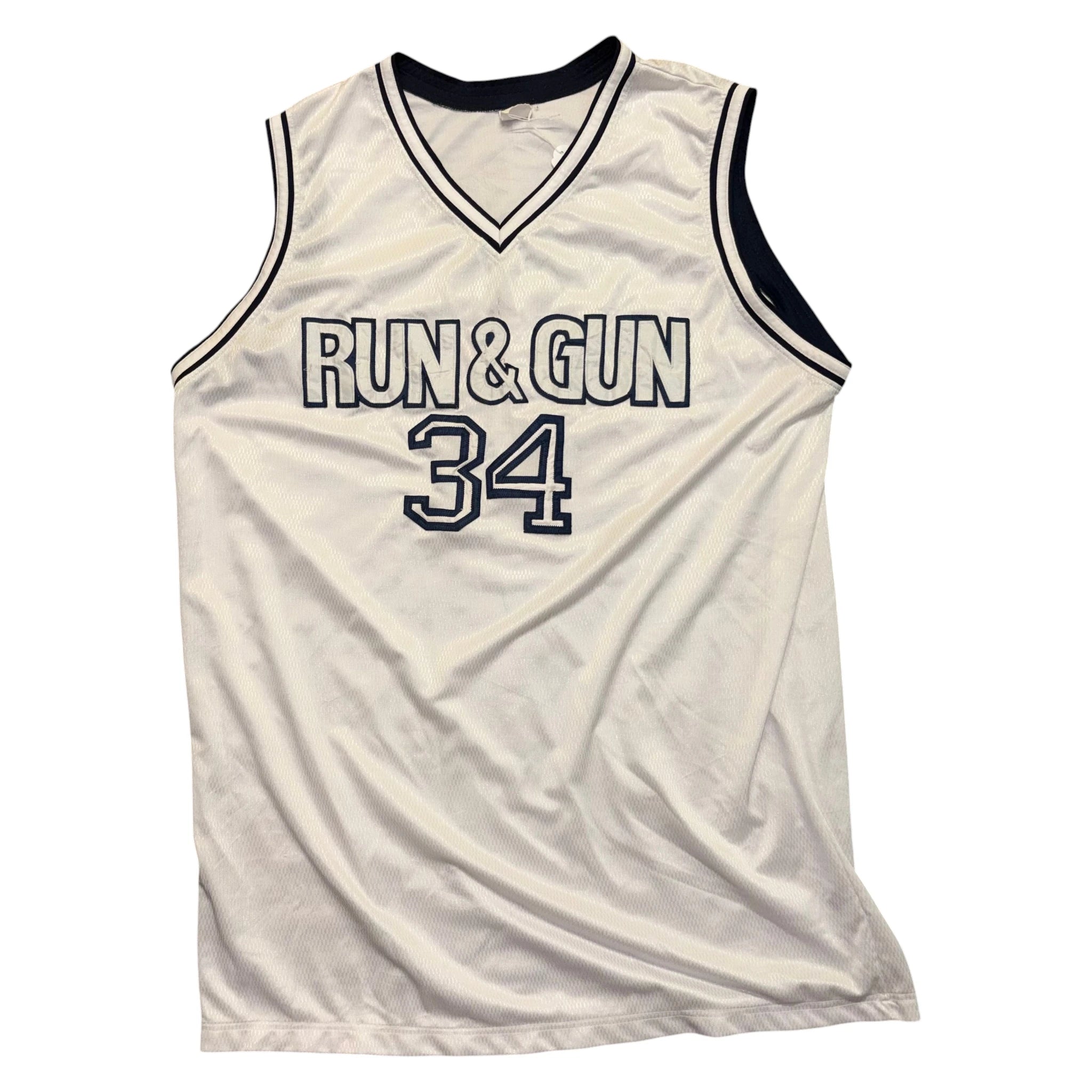 Run & Gun Big Jah #34 NBA Jersey XXXL