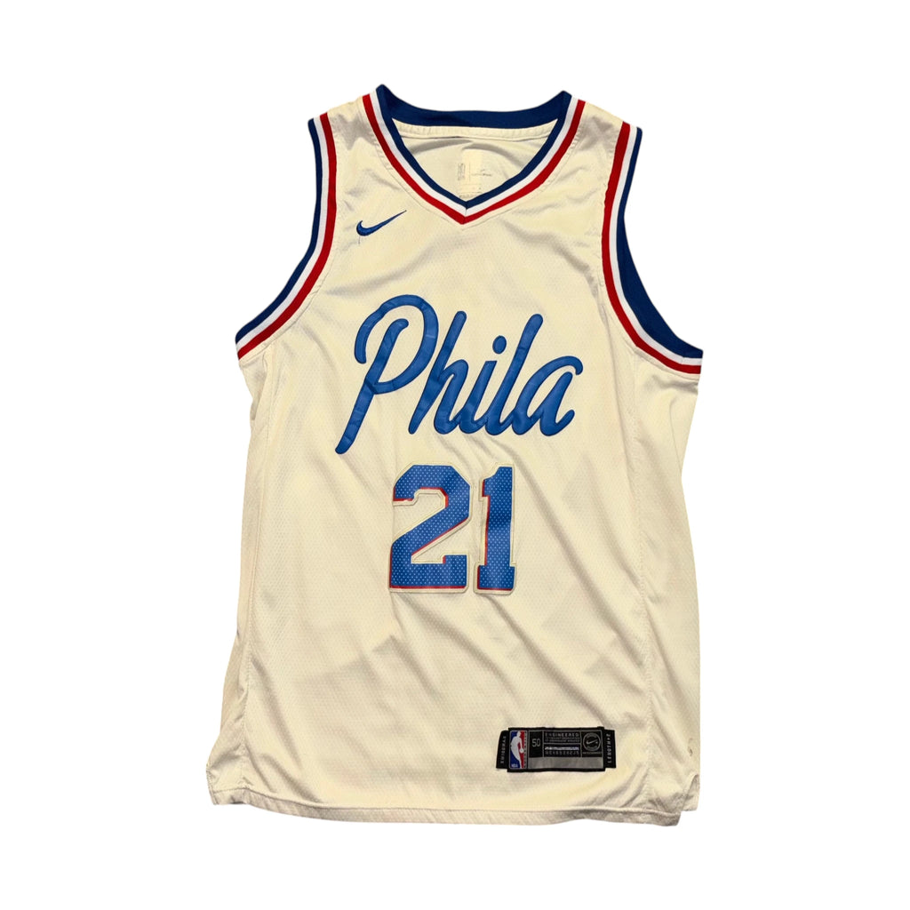 Nike #21 Joel Embiid NBA Jersey L