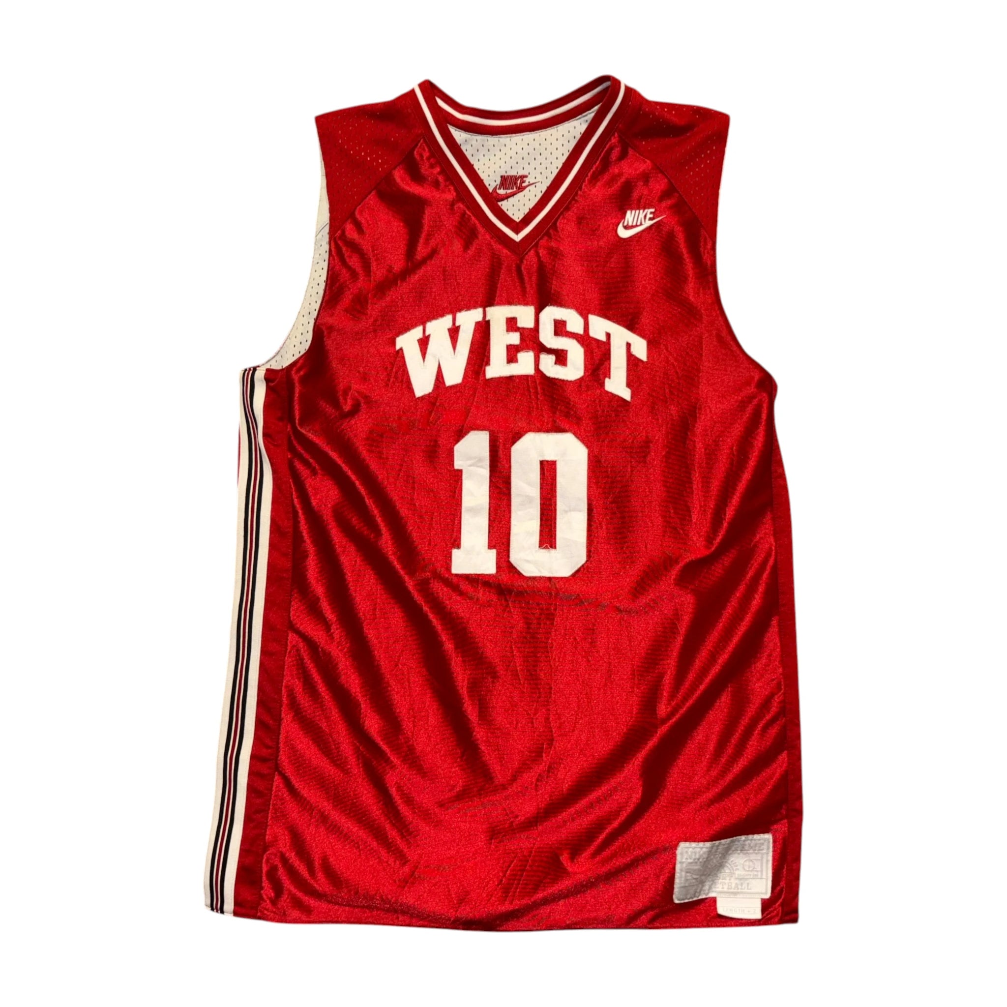Nike Supreme #10 West Reversible NBA Jersey L