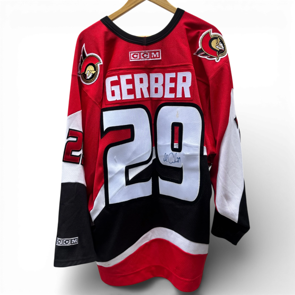 SIGNED Martin Gerber Kloten HC Jersey XL