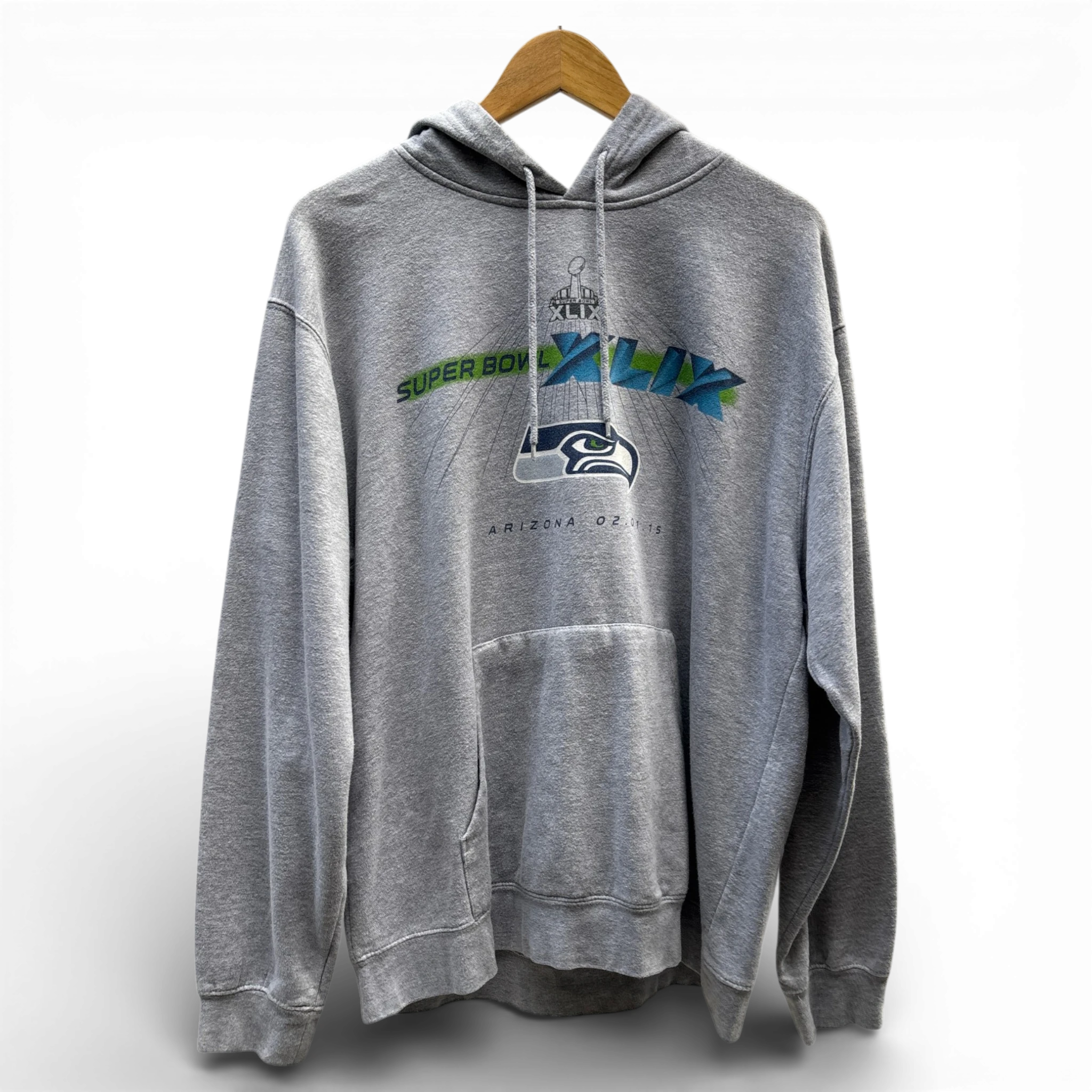 Seahawks 2015 Superbowl NFL Hoodie XL